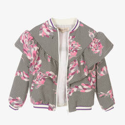 PUCCI-Teen Girls Houndstooth Jacket | Childrensalon Outlet