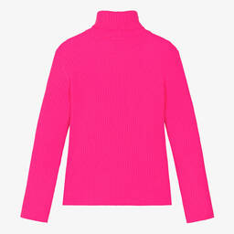 PUCCI-Teen Girls Neon Pink Wool Sweater | Childrensalon Outlet
