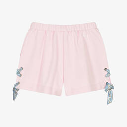 PUCCI-Teen Girls Pink Cotton Pesci Shorts | Childrensalon Outlet