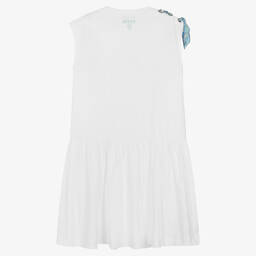 PUCCI-Teen Girls White Organic Cotton Dress | Childrensalon Outlet