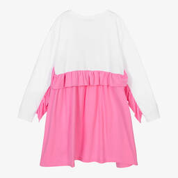 PUCCI-Teen Pink & White Logo Dress | Childrensalon Outlet