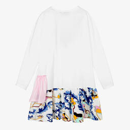 PUCCI-Teen White Ranuncoli Dress | Childrensalon Outlet