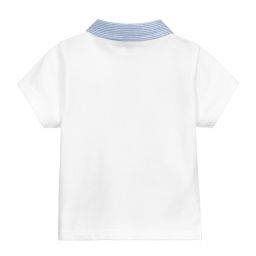 بيوريتي دو بيبي-Baby Boys White Polo Shirt | Childrensalon Outlet