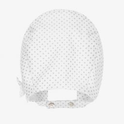 Pureté Du... Bébé-Baby Girls White Bonnet | Childrensalon Outlet