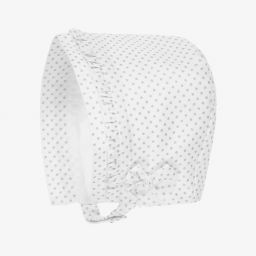 Pureté Du... Bébé-Baby Girls White Bonnet | Childrensalon Outlet