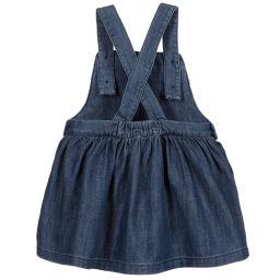 Pureté Du... Bébé-Blue Denim Pinafore Dress | Childrensalon Outlet