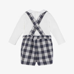 Pureté Du... Bébé-Boys Cotton Check Shorts Set | Childrensalon Outlet