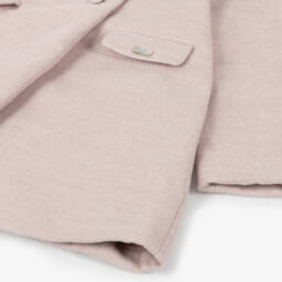 Pureté Du... Bébé-Girls Blush Buttoned Coat | Childrensalon Outlet