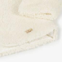 Pureté Du... Bébé-Girls Ivory Fleece Pram Jacket | Childrensalon Outlet