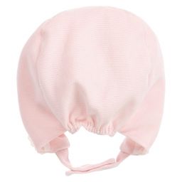 Pureté Du... Bébé-Girls Pink & Ivory Bonnet | Childrensalon Outlet
