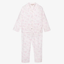 Pureté Du... Bébé-Набор из хлопка с розовым узором Toile для девочек | Childrensalon Outlet