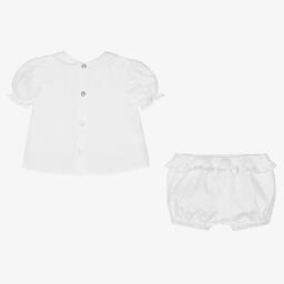 Pureté Du... Bébé-Белый топ и шорты из хлопка | Childrensalon Outlet