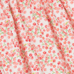 Rachel Riley-Baby Girls Pink Floral Hand-Smocked Dress  | Childrensalon Outlet