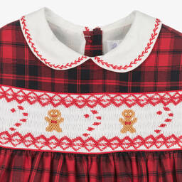 Rachel Riley-Красное платье в клетку для малышек | Childrensalon Outlet