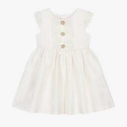 Rachel Riley-فستان عاجي بنقشة الأزهار للبنات | Childrensalon Outlet