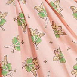 Rachel Riley-Girls Pink Cotton Dress | Childrensalon Outlet