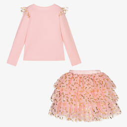 Rachel Riley-Girls Pink Tutu Skirt Set | Childrensalon Outlet