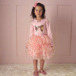 Rachel Riley-Girls Pink Tutu Skirt Set | Childrensalon Outlet