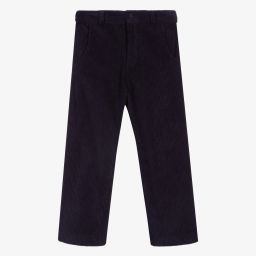 Rachel Riley-Navy Blue Velvet Trousers | Childrensalon Outlet