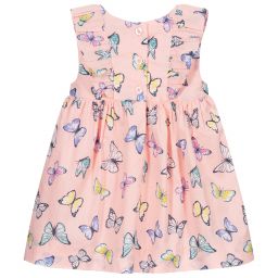 Rachel Riley-Pink Butterfly Dress Set | Childrensalon Outlet