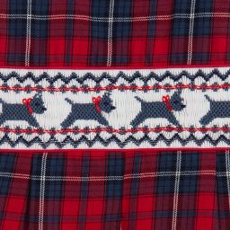 Rachel Riley-Красный комбинезон в шотландскую клетку для малышей | Childrensalon Outlet