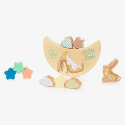 Rainbow Designs-Nutbrown Hare Wooden Balancing Toy (18cm) | Childrensalon Outlet