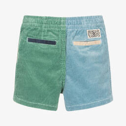 Ralph Lauren-Baby Boys Blue Cotton Corduroy Shorts | Childrensalon Outlet