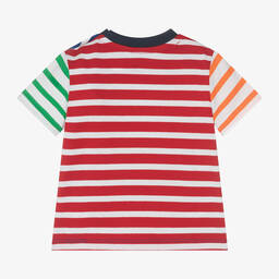 Ralph Lauren-تيشيرت قطن مقلم لون أزرق للمواليد | Childrensalon Outlet