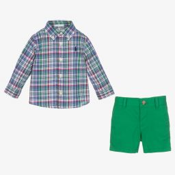 Ralph Lauren-Baby Boys Cotton Shorts Set | Childrensalon Outlet