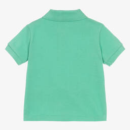 Ralph Lauren-Baby Boys Green Cotton Polo Shirt | Childrensalon Outlet