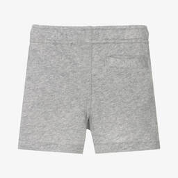 Ralph Lauren-Baby Boys Grey Cotton Logo Shorts | Childrensalon Outlet