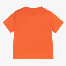 Ralph Lauren-Baby Boys Orange Cotton T-Shirt | Childrensalon Outlet