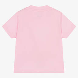 Ralph Lauren-Baby Boys Pink Cotton T-Shirt | Childrensalon Outlet