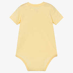 Ralph Lauren-Baby Boys Yellow Logo Bodyvest | Childrensalon Outlet