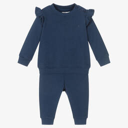 رالف لورين-تراكسوت قطن لون كحلي للمولودات | Childrensalon Outlet