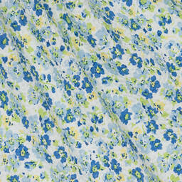 Ralph Lauren-Baby Girls Blue Floral Seersucker Dress | Childrensalon Outlet