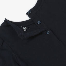 Ralph Lauren-طقم ليقنز لون عاجي وكحلي للمولودات | Childrensalon Outlet