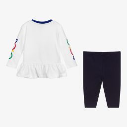 Ralph Lauren-Baby Girls Cotton Leggings Set | Childrensalon Outlet
