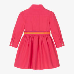 Ralph Lauren-Baby Girls Pink Cotton Shirt Dress | Childrensalon Outlet