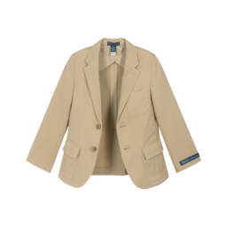 Ralph Lauren-Beige Cotton Tailored Boys Jacket | Childrensalon Outlet