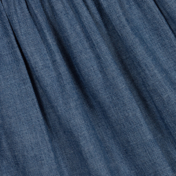 Polo Ralph Lauren-Blue Chambray Ruffle Dress | Childrensalon Outlet