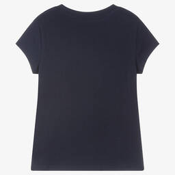 Поло Ralph Lauren-Синяя хлопковая футболка | Childrensalon Outlet