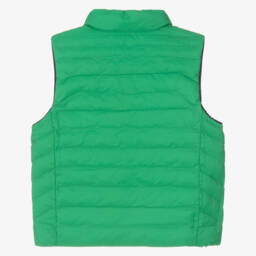 Ralph Lauren-Blue & Tangerine Boys Reversible Vest | Childrensalon Outlet