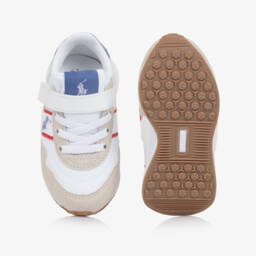 Ralph Lauren-Boys Beige Sporty Comfort Sneakers | Childrensalon Outlet