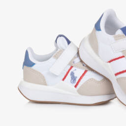 Ralph Lauren-Boys Beige Sporty Comfort Sneakers | Childrensalon Outlet