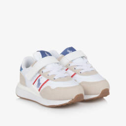 Ralph Lauren-Boys Beige Sporty Comfort Sneakers | Childrensalon Outlet