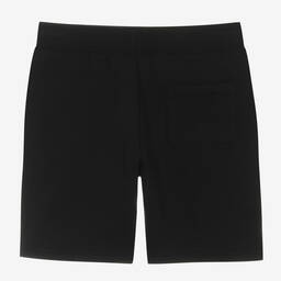 Ralph Lauren-شورت برمودا قطن جيرسي لون أسود للأولاد | Childrensalon Outlet