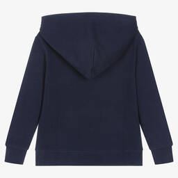 Polo Ralph Lauren-توب هودي قطن جيرسي لون كحلي للأولاد | Childrensalon Outlet