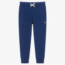 Ralph Lauren-Синие хлопковые джоггеры | Childrensalon Outlet