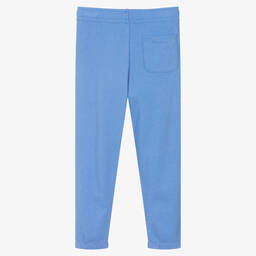 Polo Ralph Lauren-Boys Blue Cotton Logo Joggers | Childrensalon Outlet
